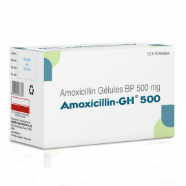 AMOXICILLINE GH 500MG GEL B/120