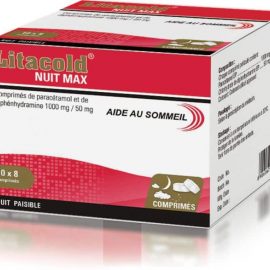 LITACOLD NUIT MAX 1G/50MG CPR B/80