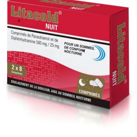 LITACOLD NUIT 500MG/25MG CPR B/16